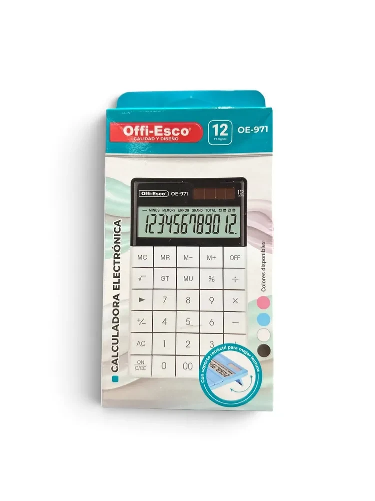 Calculadora Offi-Esco 12 Dígitos Grande OE-971