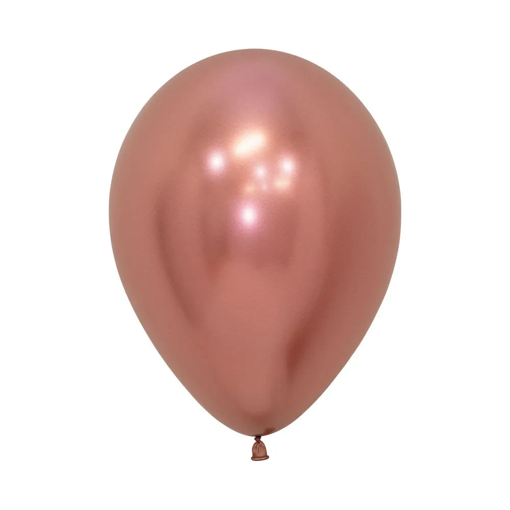 Globo Sempertex Reflex Dorado Rosa En Diferentes Presentaciones