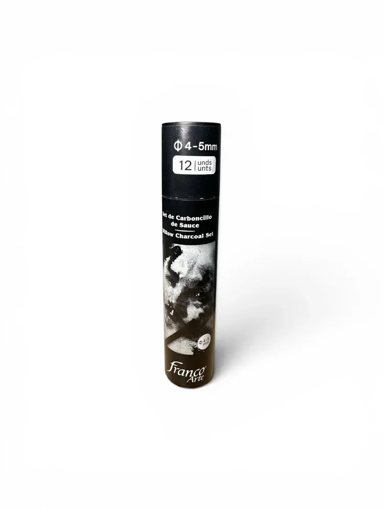 Estuche Carboncillo Natural 4-5MM 12U Franco Arte