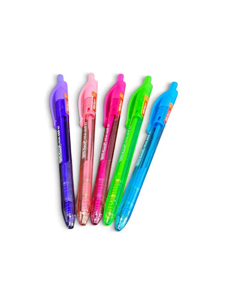 Bolígrafo Offi-Esco Retráctil 0.7 Paq x12 OE-053F Colores Semi Gel
