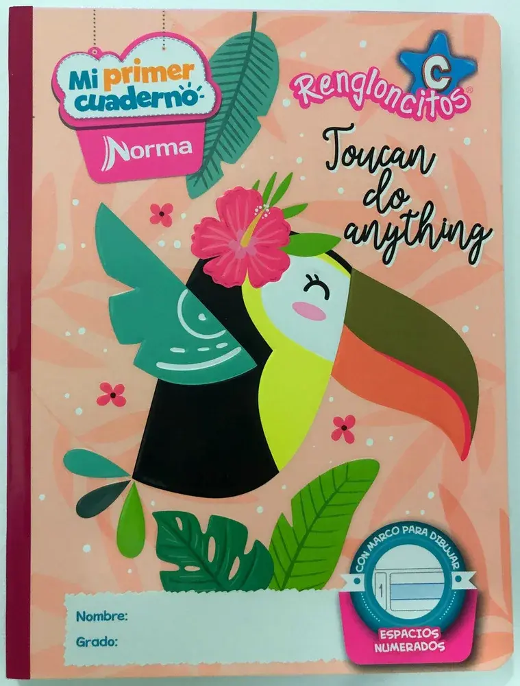 Cuaderno Cosido Mi Primer Cuaderno C Doble Línea Con Formato Norma
