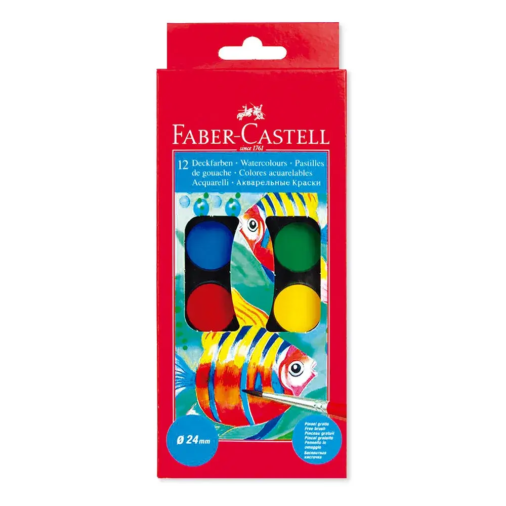 Acuarela Paleta x 12 Faber Castell