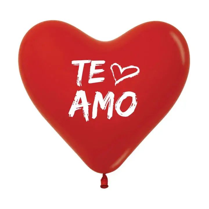 Globo Sempertex Corazón Rojo Te Amo R-12 x 12