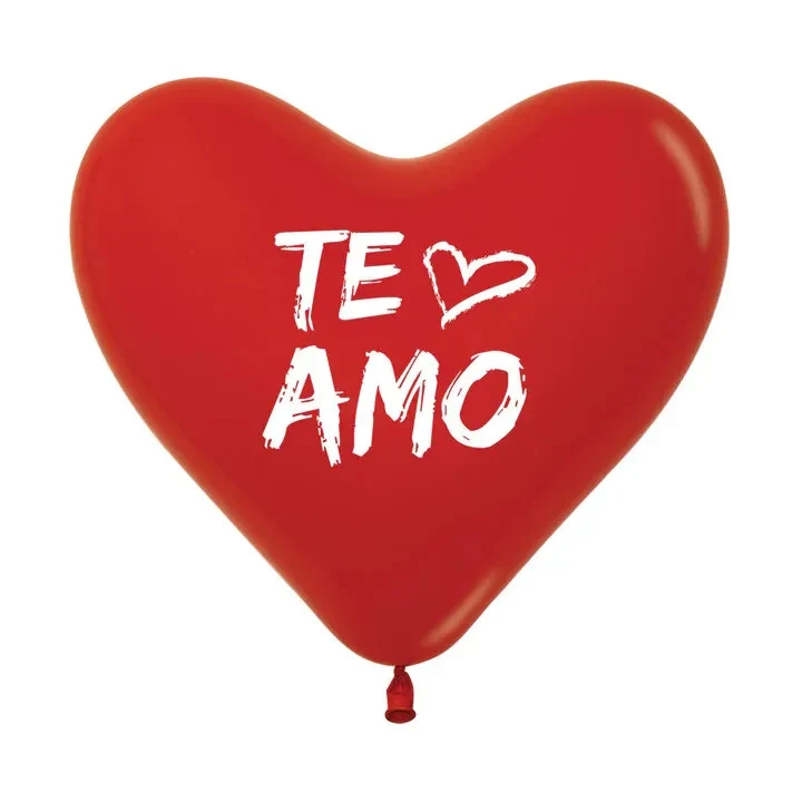 Globo Sempertex Corazón Rojo Te Amo R-12 x 12