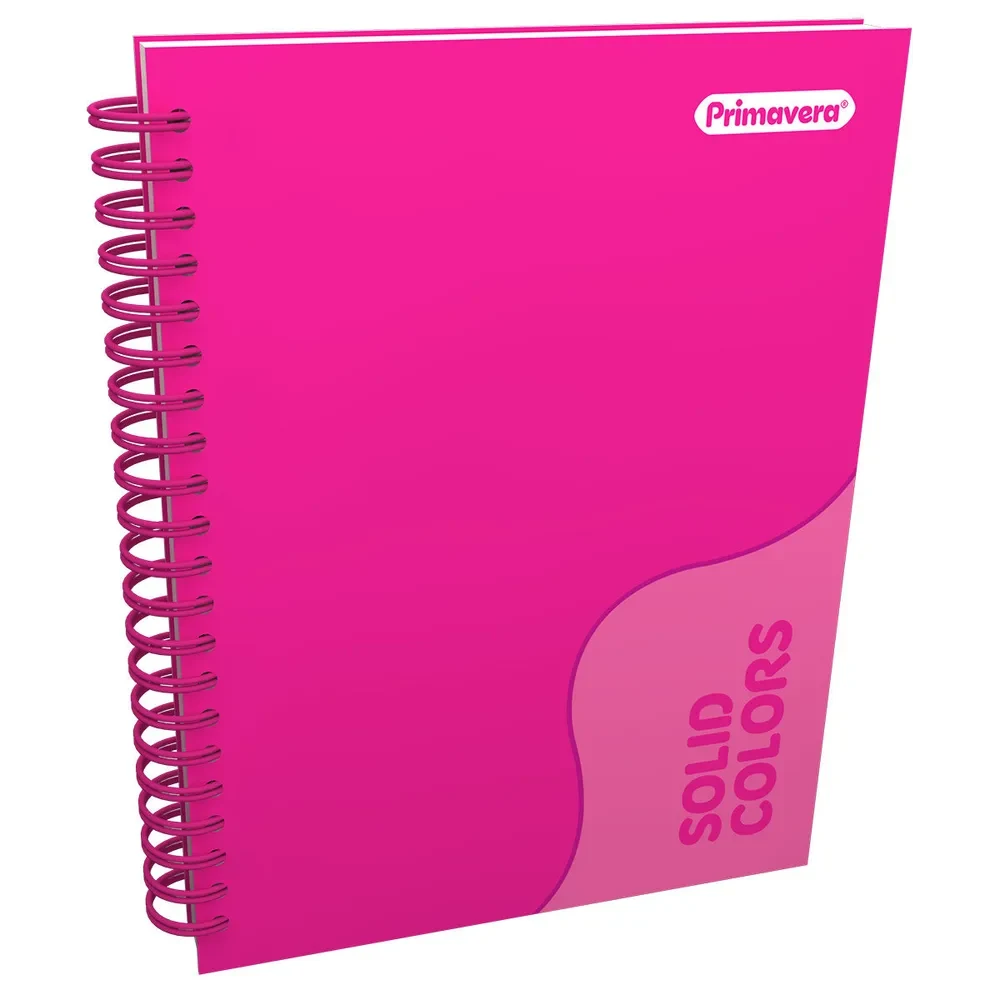 Cuaderno Argollado Grande 7 Materias 105-7 Mixto Mujer Solid Color