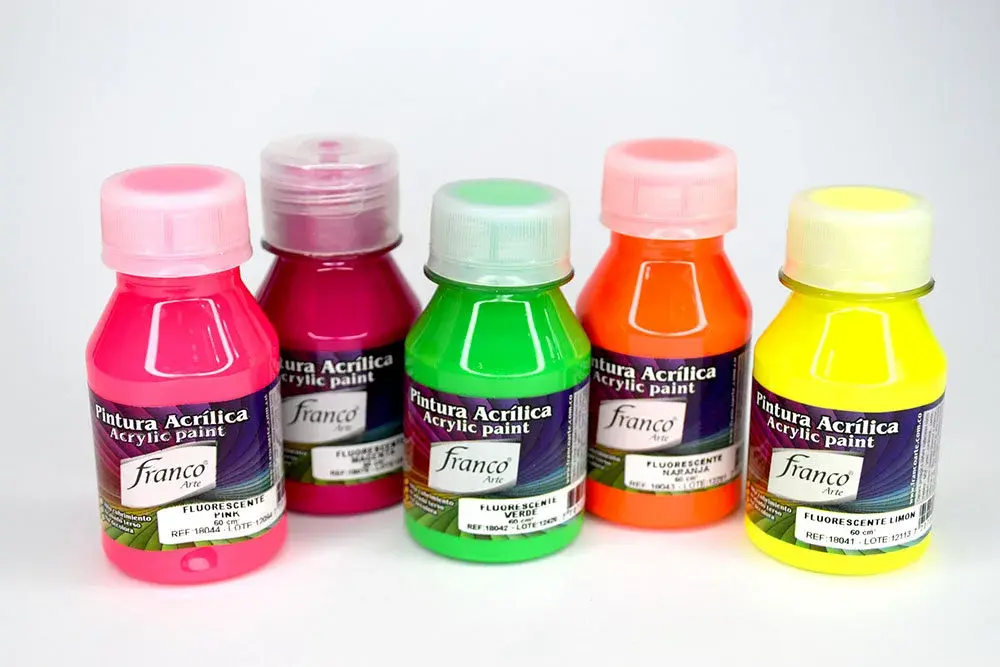 Pintura Acrílica Franco Arte Fluorescentes