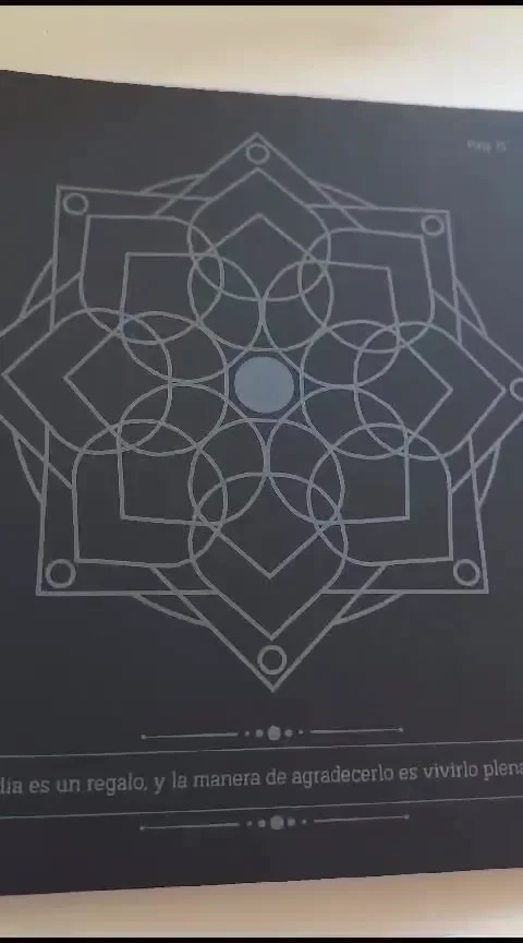 Libro Mandalas Black + Color Metal X 12 Artisan