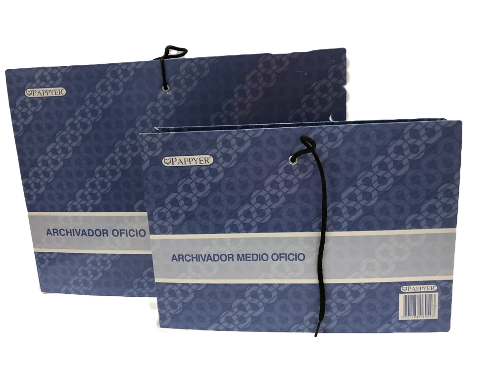 Archivador Fuelle Pappyer Oficio y Medio Oficio