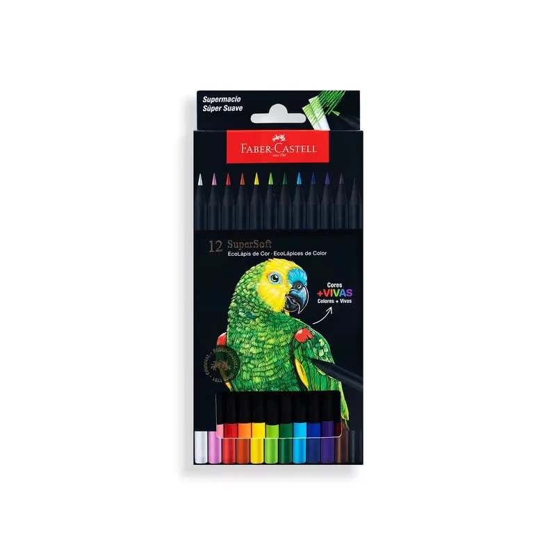 Lápiz Color SuperSoft Faber Castell x 12 Colores