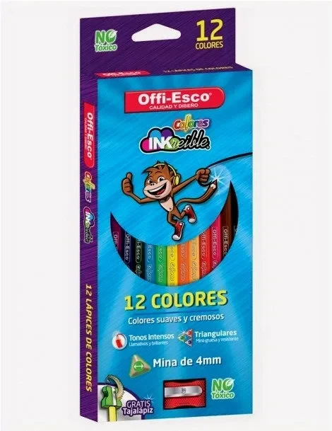 Lápiz Color Offi-Esco X 12 Und OE-140