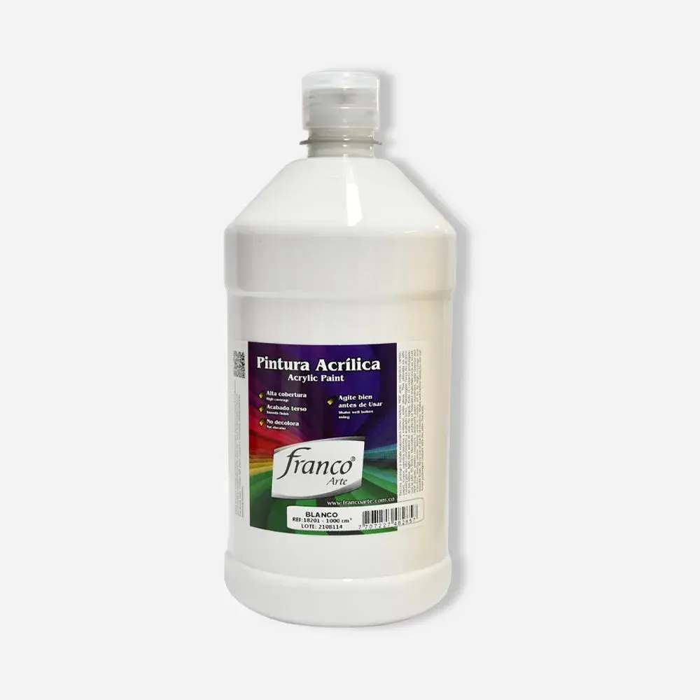 Pintura Acrílica Franco Arte 1000ml