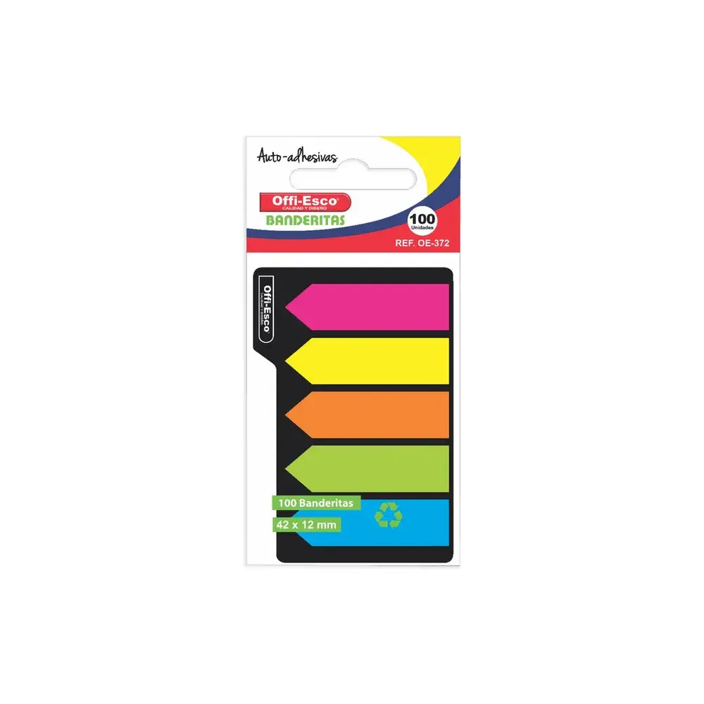 Banderitas Señales X 5 Colores x 100Und OE-372