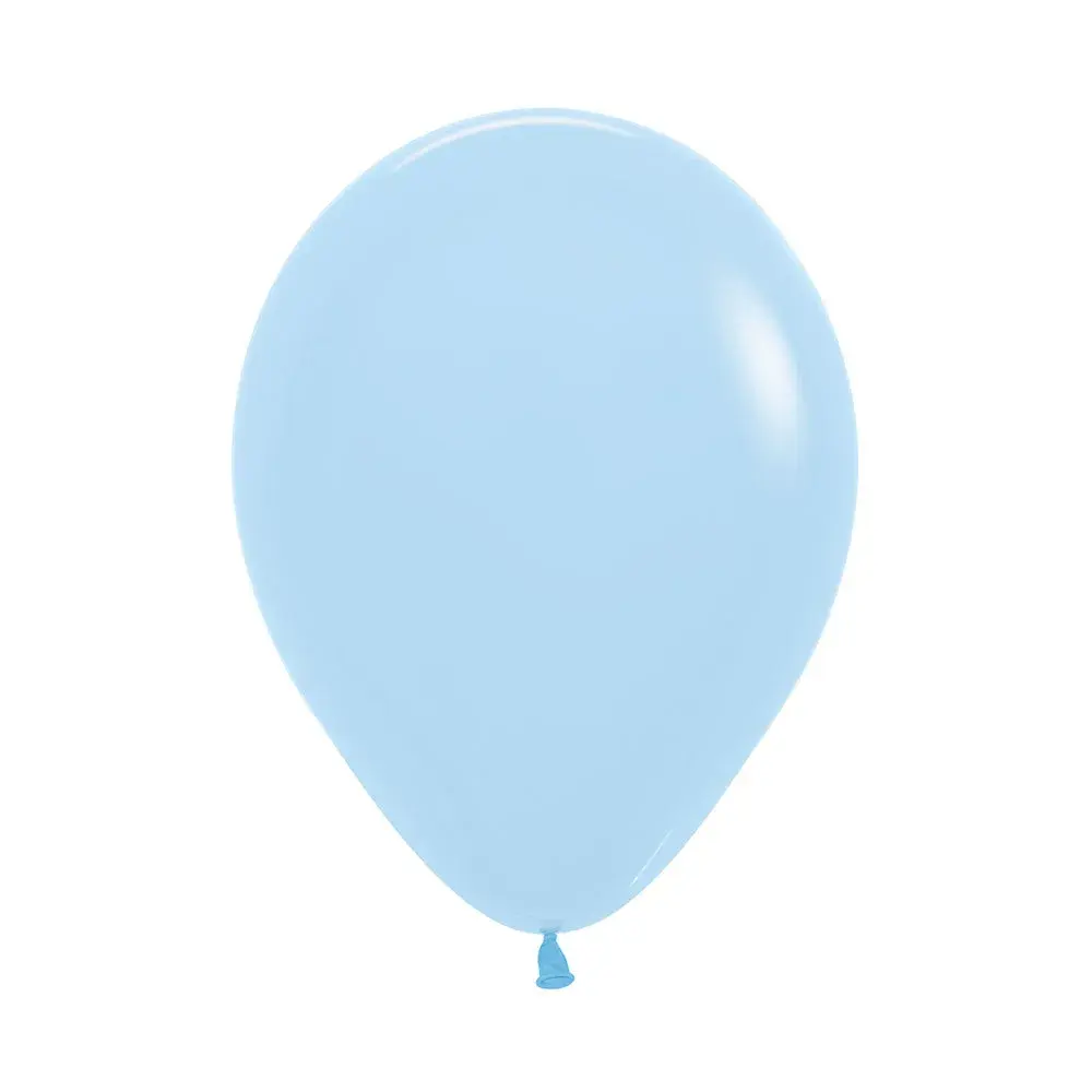 Globo Sempertex Pastel Mate Azul En Diferentes Presentaciones