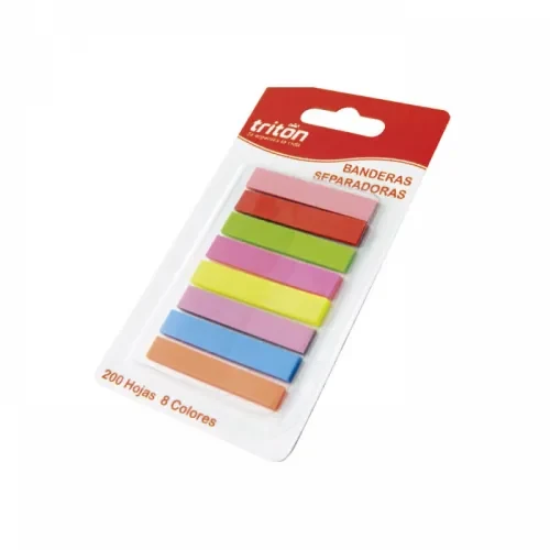 Banderitas Separadoras x 8 Colores x 200 Hojas