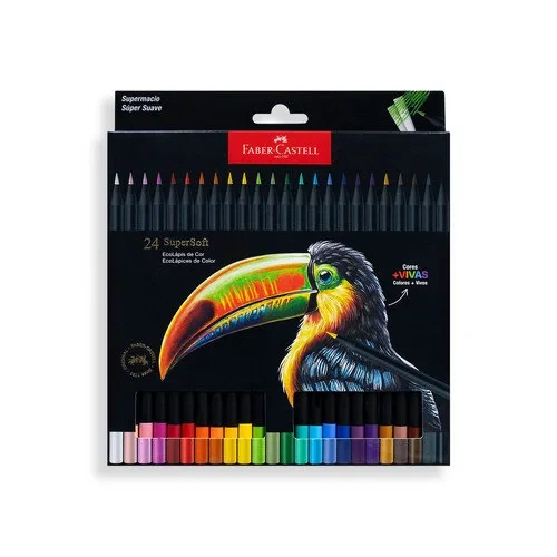 Lápiz Color SuperSoft Faber Castell x 24 Colores