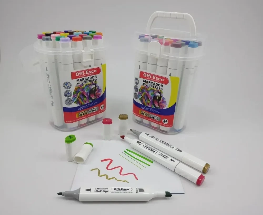 Marcador Offi-Esco Multi-Trazo X 24/48 OE-525 Base Alcohol