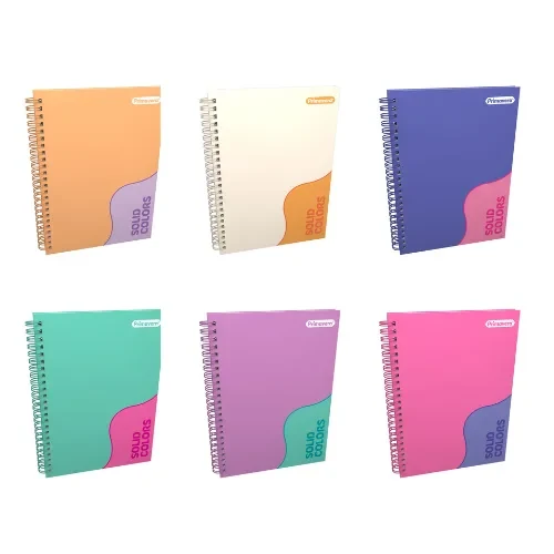 Cuaderno Argollado Pasta Dura Grande 105-80 Solid Colors Dama