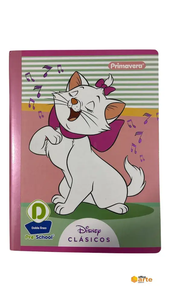 Cuaderno Cosido Pre-School D Doble Línea Femenino Primavera