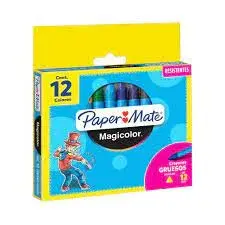 Crayones Grueso x 12 Magicolor Triangular