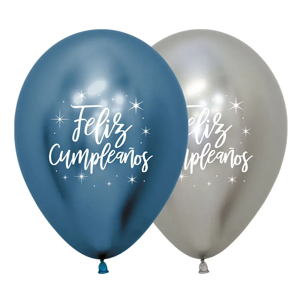 Globo Sempertex Reflex Surtido Feliz Cumpleaños Radiante Niño R12 x 12