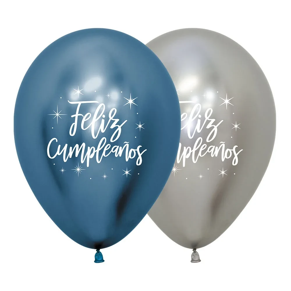 Globo Sempertex Reflex Surtido Feliz Cumpleaños Radiante Niño R12 x 12