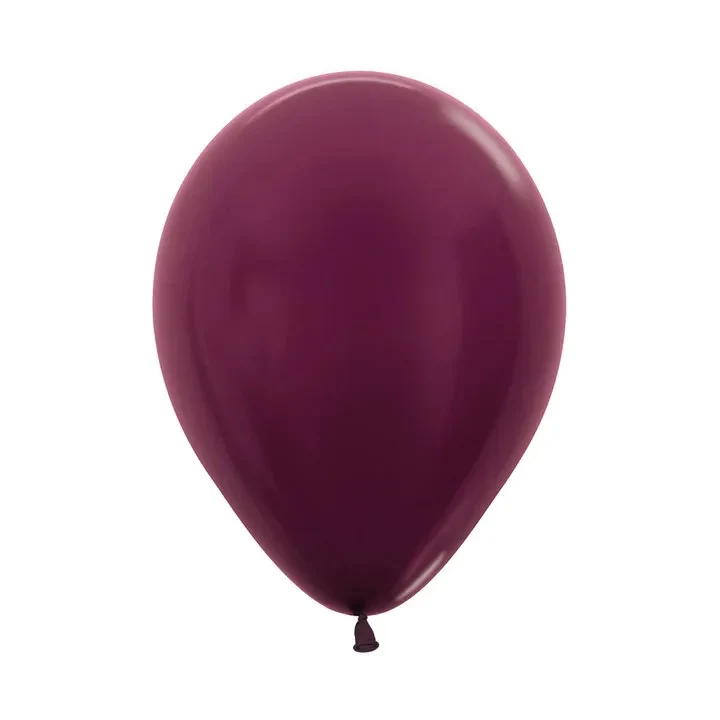 Globo Sempertex Metal Vinotinto En Diferentes Presentaciones