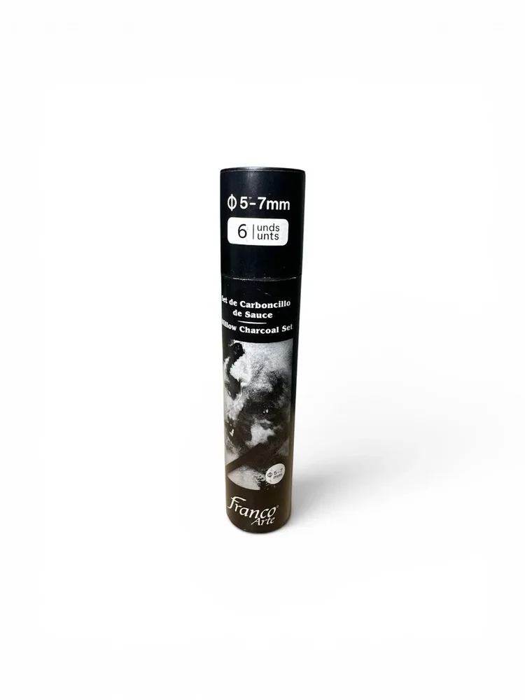 Estuche Carboncillo Natural 5-7MM 6U Franco Arte