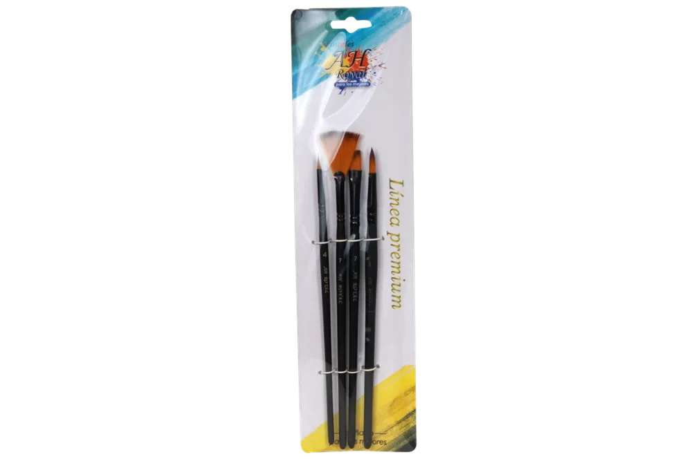 Pincel Estuche AH Royal Premium X 4 Surtidos