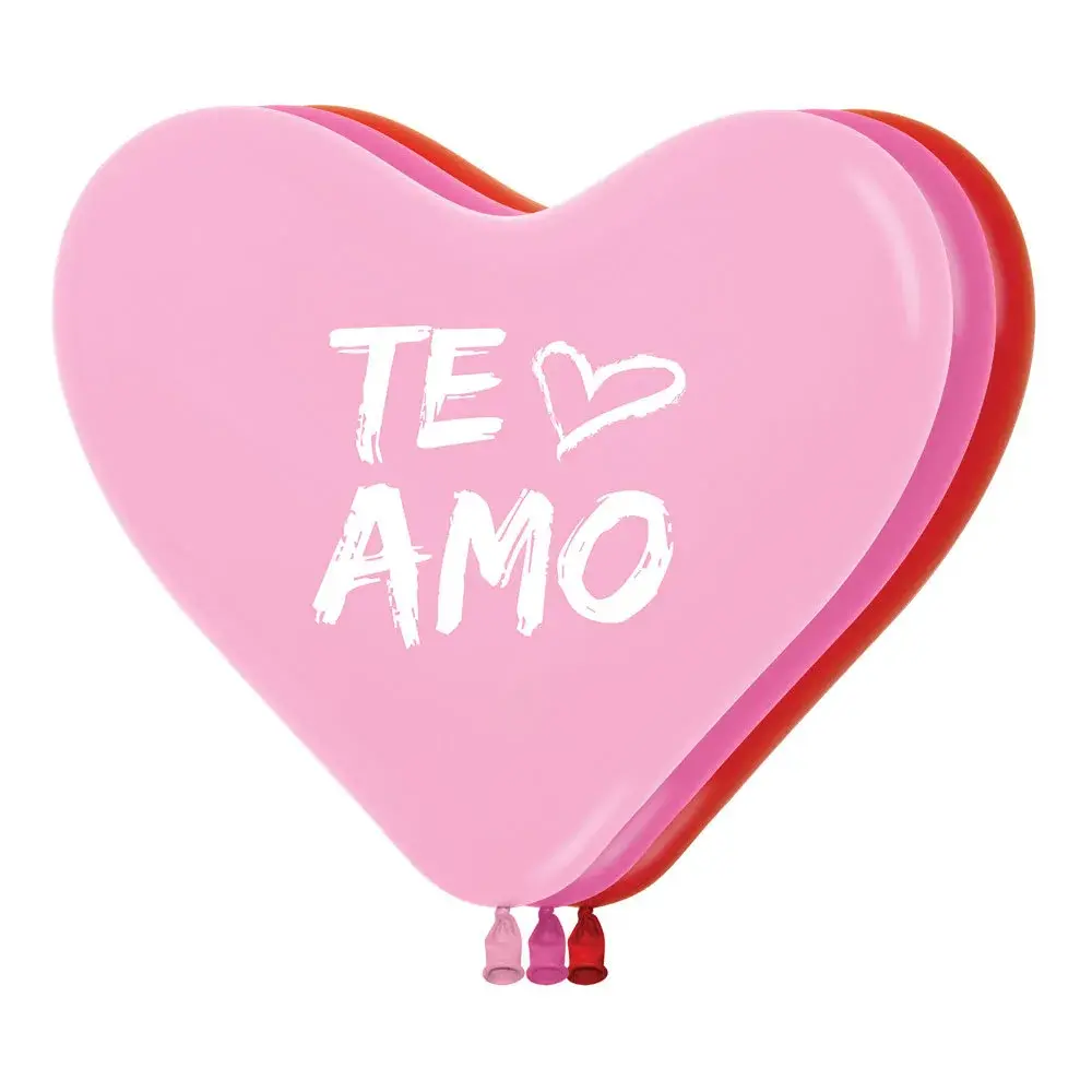 Globo Sempertex Imp Corazón Te Amo Moderno R12 x 12