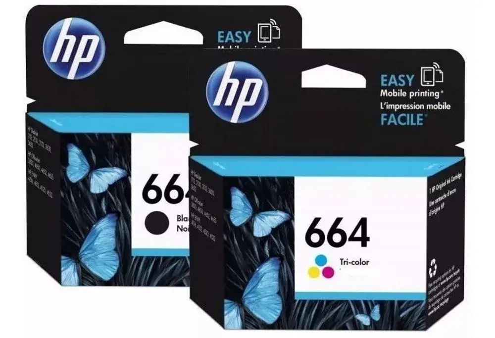 Cartucho Hewlett Packard HP-664 Negro Y Color