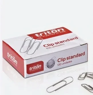 Clips Sencillo x 100 Und Tritón