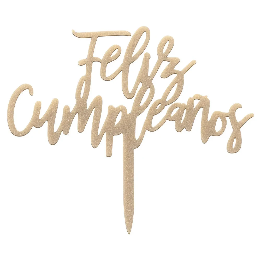 Topper Feliz Cumpleaños Radiante x 1