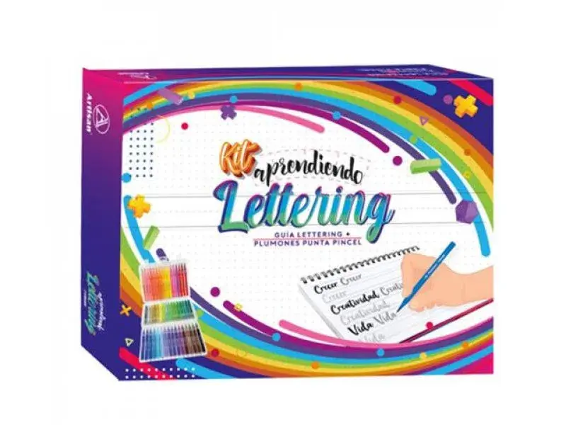 Kit Guía lettering Artisan x 48 Colores