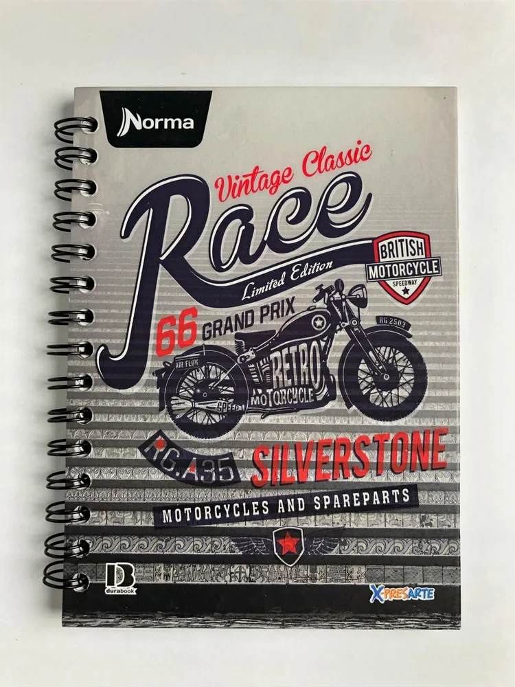 Cuaderno Argollado Pasta Dura Pequeño 85-80 Masculino X-Presarte