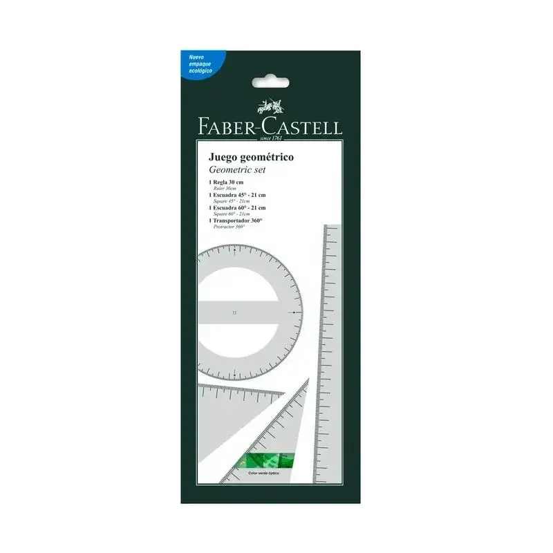 Juego Geométrico Ref. J-G Faber Castell