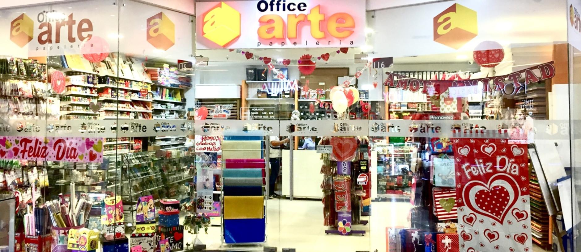 Fachada de Office Arte Papelería en Cartagena