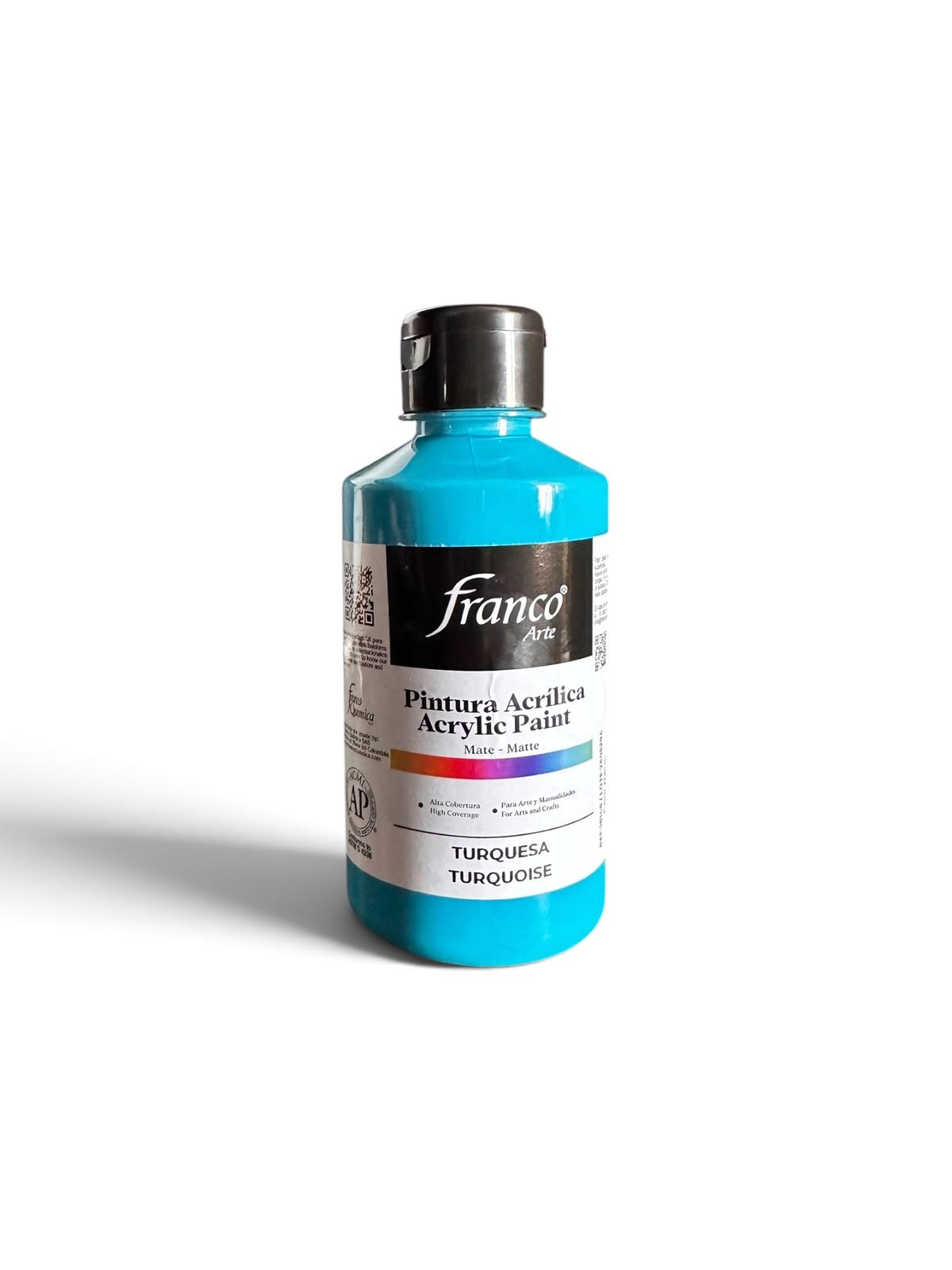 Pintura Acrílica 250ml Turquesa Franco Arte