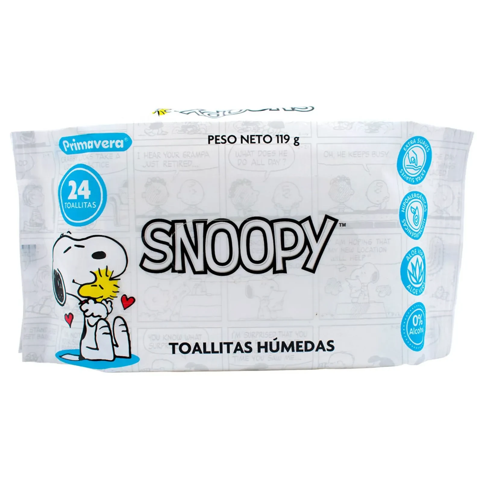 Toallitas Humedas Primavera X 24 Snoopy 119GR