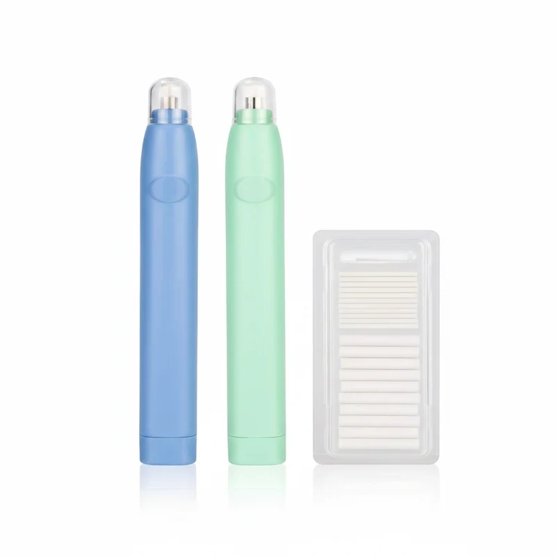 Borrador Eléctrico Profesional Deli Macaron Con Repuestos 2.5mm 10pcs + 5mm 10Pcs EH02800