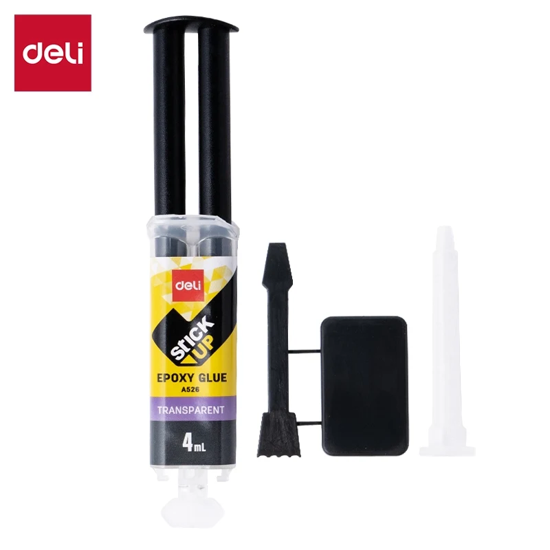 Goma Pegante Epóxico Deli 4ML Transparente REF EA526