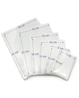 Bolsa Celofán Adhesiva Transparente X 100UND