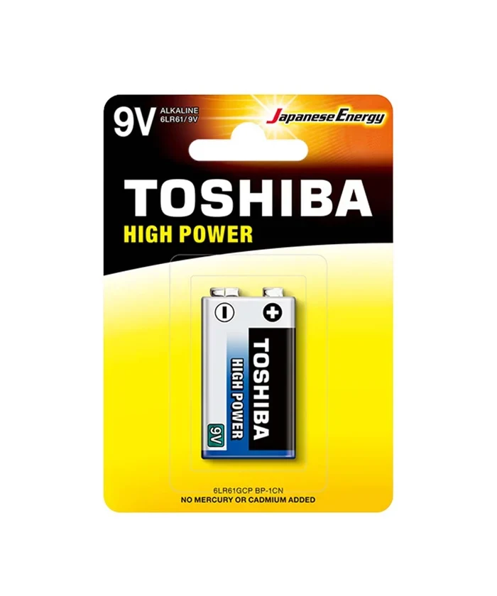Pilas Toshiba 9V Alcalina High Power