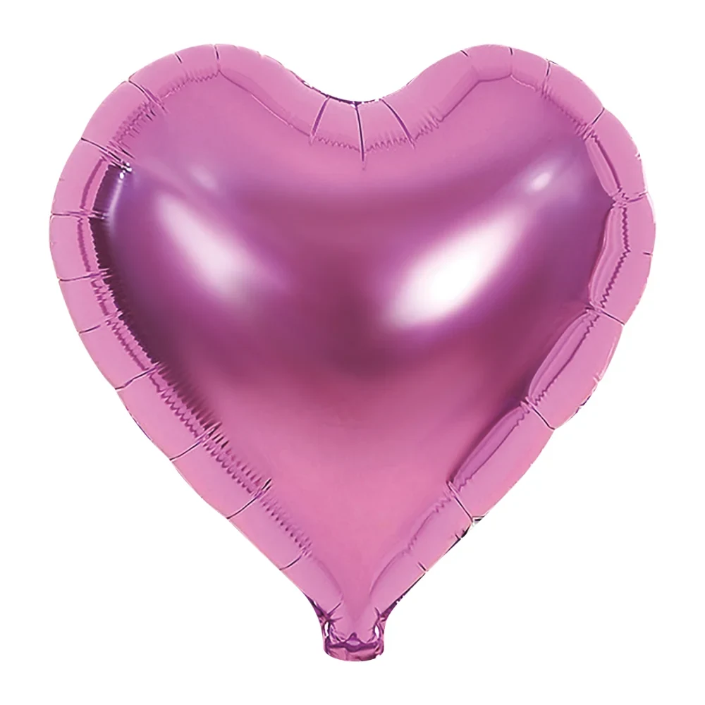 Globo Metalizado Foil Corazón 18" Sempertex En Diferentes Colores X 1