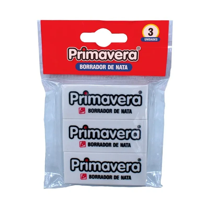 Borrador Primavera Nata Paquete X 3