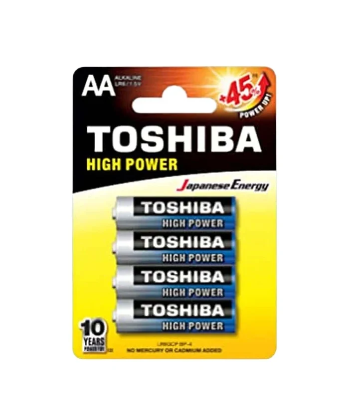 Pilas Toshiba AA PaqX 4 Alcalina High Power